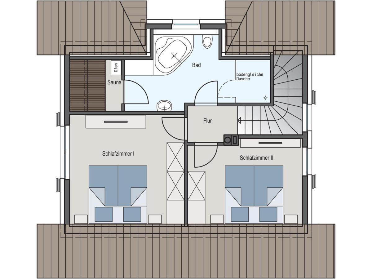 Ferienhaus Seeschwalbe 44 Fuhlendorf  Eksteriør bilde